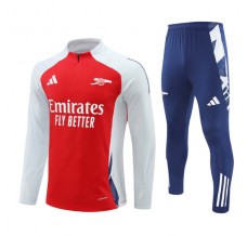 Arsenal Tute Felpe da Allenamento Bambino 2024/25 - 1-4 Zip Rosso