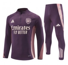 Arsenal Tute Felpe da Allenamento Bambino 2024/25 - 1-4 Zip Viola