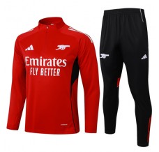 Arsenal Tute Felpe da Allenamento Bambino 2025/26 - 1-4 Zip Rosso