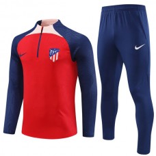 Atlético Madrid Tute Felpe da Allenamento 2023/24 - 1-4 Zip Blu Rosso