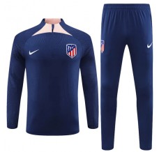 Atlético Madrid Tute Felpe da Allenamento 2023/24 - 1-4 Zip Navy