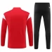 Bambino AC Milan Tute Felpe da Allenamento 2023/24 - 1-4 Zip Rosso Nero