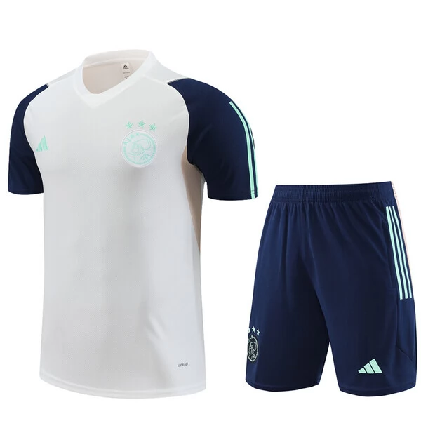 Bambino AFC Ajax Tute Maglia da Allenamento 2023/24 - Shorts Bianco Bambino AFC Ajax Tute Maglia da Allenamento 2023/24 - Shorts Bianco