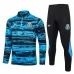 Bambino Al Nassr FC Tute Felpe da Allenamento 2023/24 - 1-4 Zip Blu