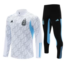 Bambino Argentina Tute Felpe da Allenamento 2023/24 - 1-4 Zip Bianco Camouflage Bambino Argentina Tute Felpe da Allenamento 2023/24 - 1-4 Zip Bianco Camouflage