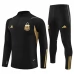 Bambino Argentina Tute Felpe da Allenamento 2023/24 - 1-4 Zip Nero