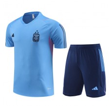 Bambino Argentina Tute Maglia da Allenamento 2023/24 - Shorts Blu