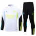 Bambino Arsenal Tute Felpe da Allenamento 2023/24 - 1-4 Zip Bianco Nero