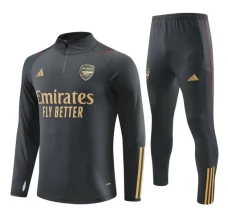 Bambino Arsenal Tute Felpe da Allenamento 2023/24 - 1-4 Zip Grigio