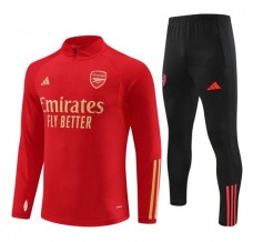 Bambino Arsenal Tute Felpe da Allenamento 2023/24 - 1-4 Zip Rosso