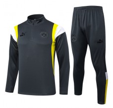 Bambino BV Borussia 09 Dortmund Tute Felpe da Allenamento 2023/24 - 1-4 Zip Dark Grigio