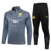 Bambino BV Borussia 09 Dortmund Tute Felpe da Allenamento 2023/24 - 1-4 Zip Grigio