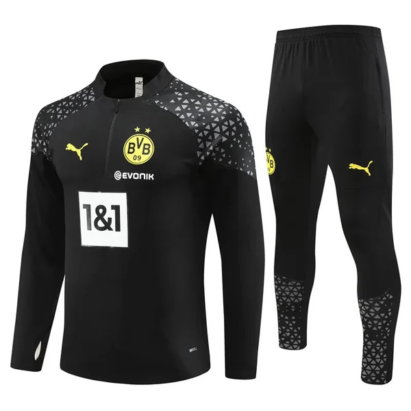 Bambino BV Borussia 09 Dortmund Tute Felpe da Allenamento 2023/24 - 1-4 Zip Nero Bambino BV Borussia 09 Dortmund Tute Felpe da Allenamento 2023/24 - 1-4 Zip Nero