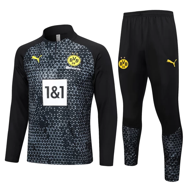 Bambino BV Borussia 09 Dortmund Tute Felpe da Allenamento 2023/24 - 1-4 Zip Nero Bambino BV Borussia 09 Dortmund Tute Felpe da Allenamento 2023/24 - 1-4 Zip Nero