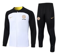 Bambino Chelsea Tute Giacca da Allenamento 2023/24 - Bianco Nero