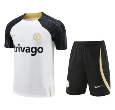 Bambino Chelsea Tute Maglia da Allenamento 2023/24 - Shorts Bianco