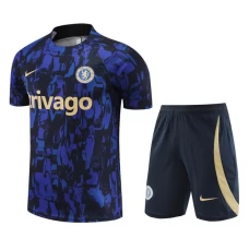 Bambino Chelsea Tute Maglia da Allenamento 2023/24 - Shorts Blu