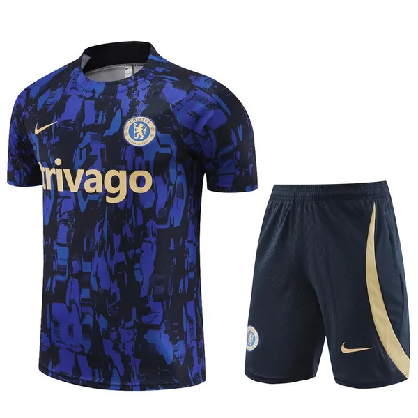 Bambino Chelsea Tute Maglia da Allenamento 2023/24 - Shorts Blu Bambino Chelsea Tute Maglia da Allenamento 2023/24 - Shorts Blu