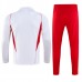 Bambino CR Flamengo Tute Felpe da Allenamento 2023/24 - 1-4 Zip Bianco