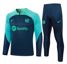 Bambino FC Barcelona Tute Felpe da Allenamento 2023/24 - 1-4 Zip Blu