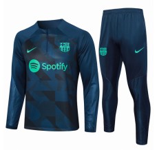 Bambino FC Barcelona Tute Felpe da Allenamento 2023/24 - 1-4 Zip Blu