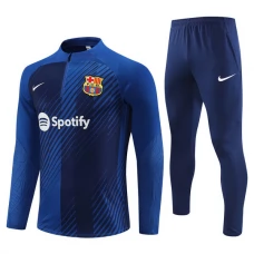 Bambino FC Barcelona Tute Felpe da Allenamento 2023/24 - 1-4 Zip Blu Camouflage Bambino FC Barcelona Tute Felpe da Allenamento 2023/24 - 1-4 Zip Blu Camouflage