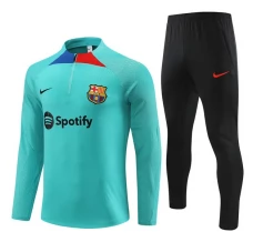Bambino FC Barcelona Tute Felpe da Allenamento 2023/24 - 1-4 Zip Blu Nero
