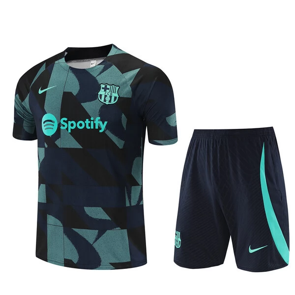 Bambino FC Barcelona Tute Maglia da Allenamento 2023/24 - Shorts Blu Camouflage Bambino FC Barcelona Tute Maglia da Allenamento 2023/24 - Shorts Blu Camouflage