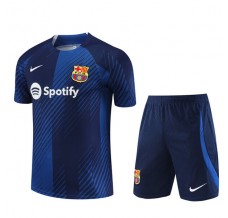 Bambino FC Barcelona Tute Maglia da Allenamento 2023/24 - Shorts Dark Blu