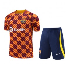Bambino FC Barcelona Tute Maglia da Allenamento 2023/24 - Shorts Giallo