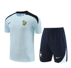 Bambino Francia Tute Maglia da Allenamento 2024/25 - Shorts Blu