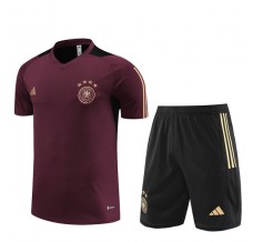 Bambino Germania Tute Maglia da Allenamento 2023/24 - Shorts Dark Rosso