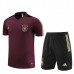 Bambino Germania Tute Maglia da Allenamento 2023/24 - Shorts Dark Rosso