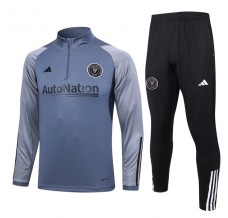 Bambino Inter Miami CF Tute Felpe da Allenamento 2023/24 - 1-4 Zip Grigio