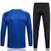 Bambino Inter Milan Tute Felpe da Allenamento 2023/24 - 1-4 Zip Blu