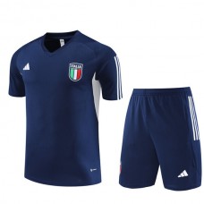 Bambino Italia Tute Maglia da Allenamento 2023/24 - Shorts Blu