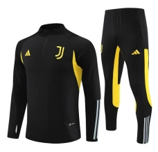 Bambino Juventus Tute Felpe da Allenamento 2023/24 - 1-4 Zip Nero Giallo