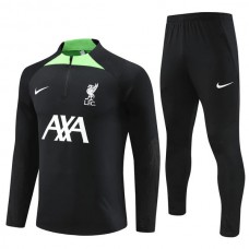Bambino Liverpool Tute Felpe da Allenamento 2023/24 - 1-4 Zip Nero