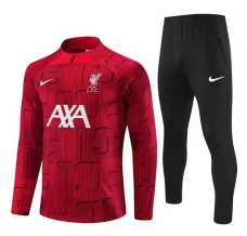 Bambino Liverpool Tute Felpe da Allenamento 2023/24 - 1-4 Zip Rosso