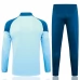 Bambino Manchester City Tute Felpe da Allenamento 2023/24 - 1-4 Zip Blu