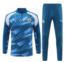 Bambino Manchester City Tute Felpe da Allenamento 2023/24 - 1-4 Zip Camouflage