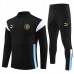Bambino Manchester City Tute Felpe da Allenamento 2023/24 - 1-4 Zip Nero