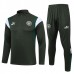 Bambino Manchester City Tute Felpe da Allenamento 2023/24 - 1-4 Zip Verde