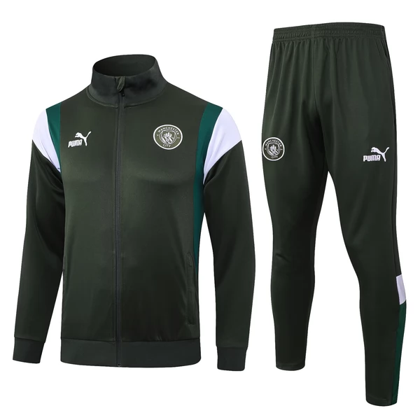 Bambino Manchester City Tute Giacca da Allenamento 2023/24 - Verde Bambino Manchester City Tute Giacca da Allenamento 2023/24 - Verde