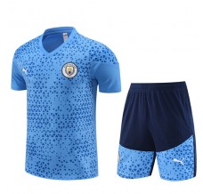 Bambino Manchester City Tute Maglia da Allenamento 2023/24 - Shorts Blu