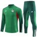 Bambino Messico Tute Felpe da Allenamento 2023/24 - 1-4 Zip Verde
