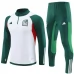 Bambino Messico Tute Felpe da Allenamento 2023/24 - 1-4 Zip Verde Bianco