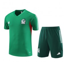 Bambino Messico Tute Maglia da Allenamento 2023/24 - Shorts Verde