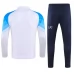 Bambino Napoli Tute Felpe da Allenamento 2023/24 - 1-4 Zip Bianco