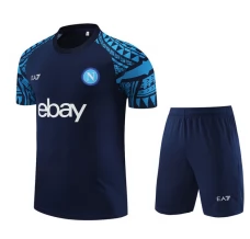 Bambino Napoli Tute Maglia da Allenamento 2023/24 - Shorts Blu Bambino Napoli Tute Maglia da Allenamento 2023/24 - Shorts Blu